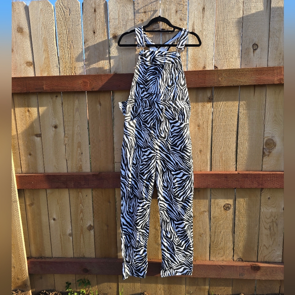 ASOS Black and White 90's  Jumpsuit‎ with Bold Pattern